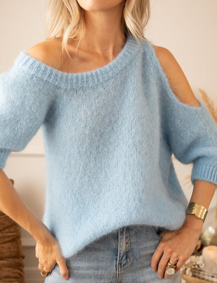 Barely There Dusty Blue - Trui - ellemilla