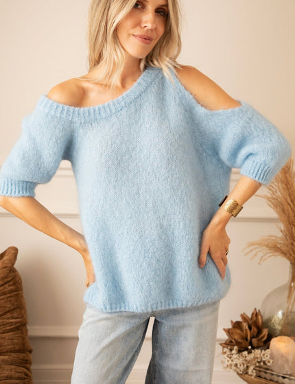 Barely There Dusty Blue - Trui - ellemilla