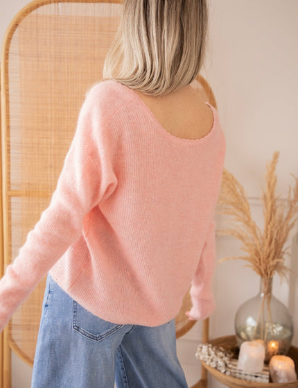 Basic Barbara Girly Pink - Trui - ellemilla