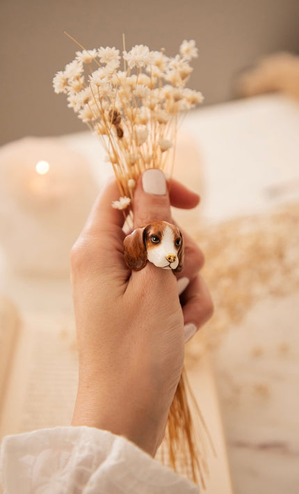 Beagle Brown - Ring - ellemilla