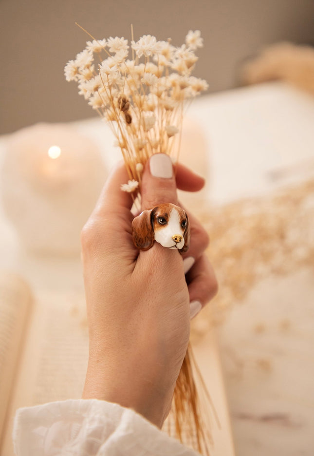 Beagle Brown - Ring - ellemilla