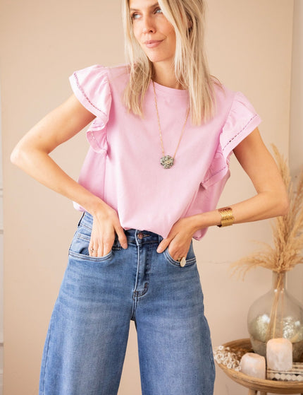 Beau Ruches Lila - T-Shirt - ellemilla