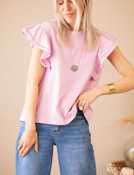 Beau Ruches Lila - T-Shirt - ellemilla