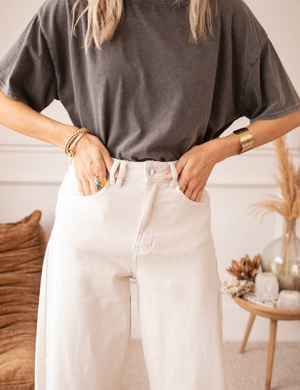 Bella Balloon Beige - Jeans - ellemilla
