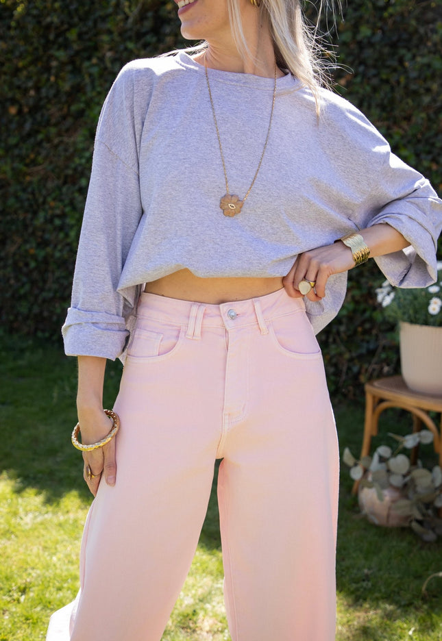 Bella Balloon Sweet Pink - Jeans - ellemilla