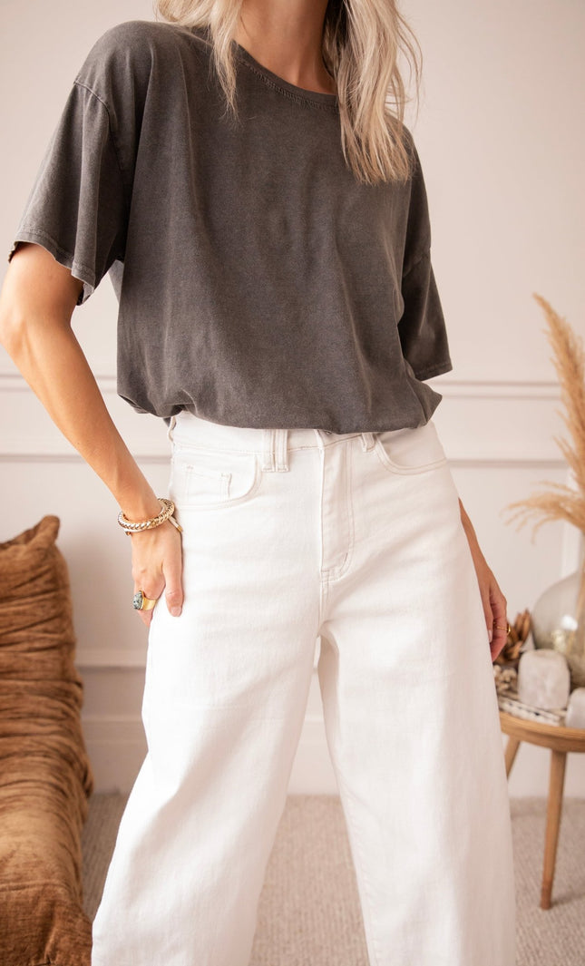 Bella Balloon White - Jeans - ellemilla