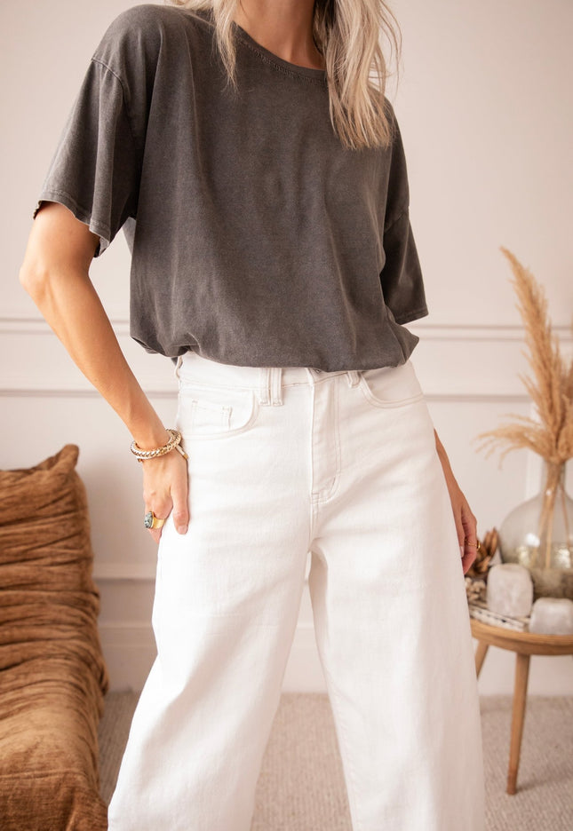 Bella Balloon White - Jeans - ellemilla