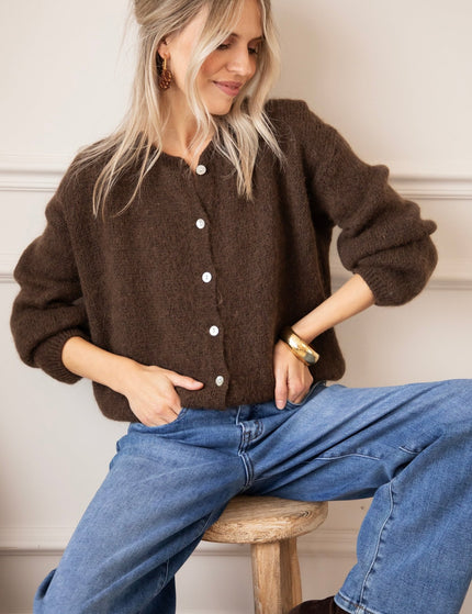 Belle Axelle Cacao - Vest - ellemilla