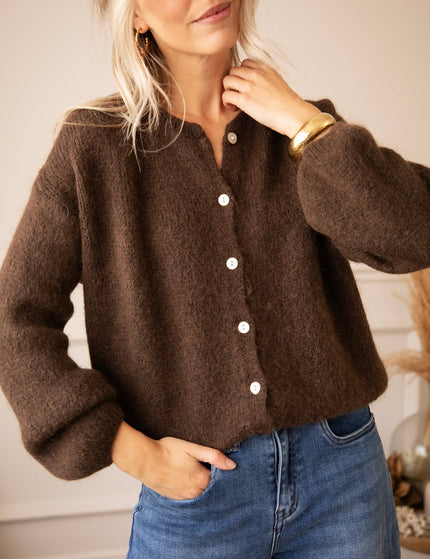 Belle Axelle Cacao - Vest - ellemilla