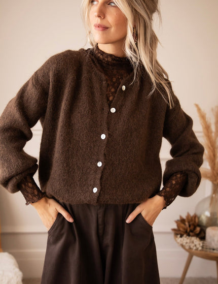 Belle Axelle Cacao - Vest - ellemilla