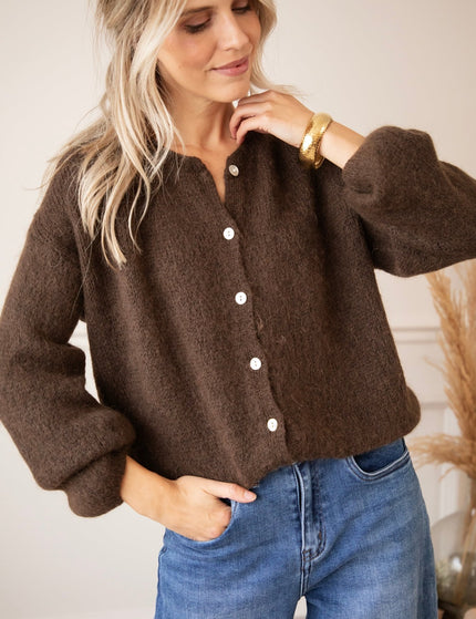 Belle Axelle Cacao - Vest - ellemilla