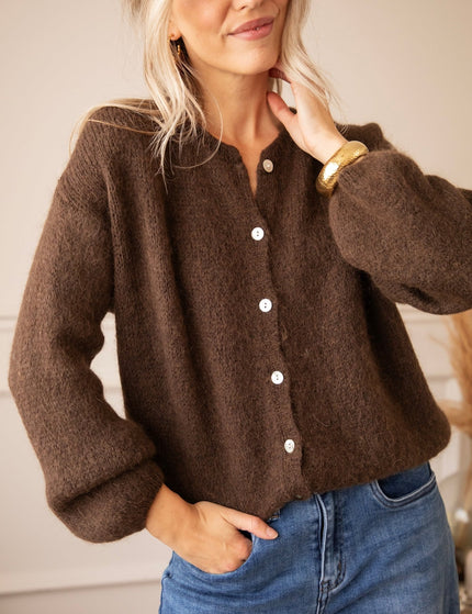 Belle Axelle Cacao - Vest - ellemilla