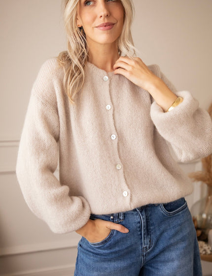 Belle Axelle Café Au Lait - Vest - ellemilla