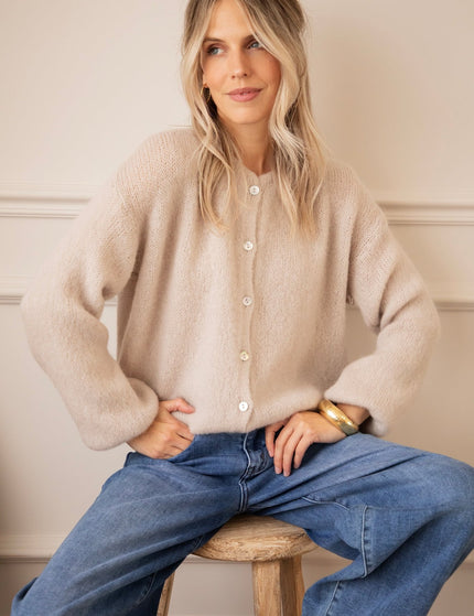 Belle Axelle Café Au Lait - Vest - ellemilla