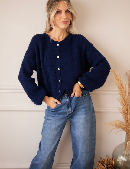 Belle Axelle Navy - Vest - ellemilla