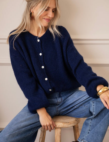 Belle Axelle Navy - Vest - ellemilla