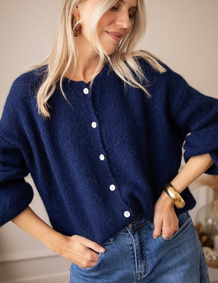 Belle Axelle Navy - Vest - ellemilla