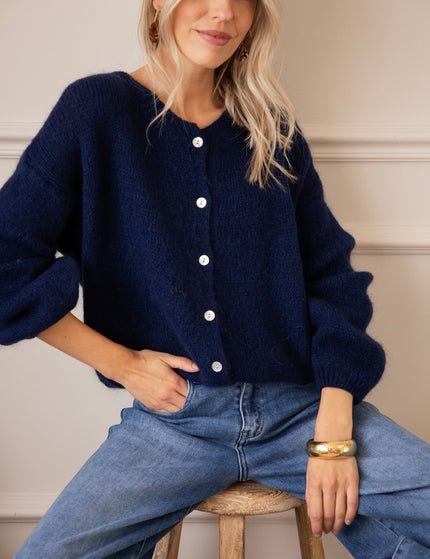 Belle Axelle Navy - Vest - ellemilla