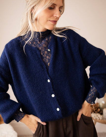 Belle Axelle Navy - Vest - ellemilla