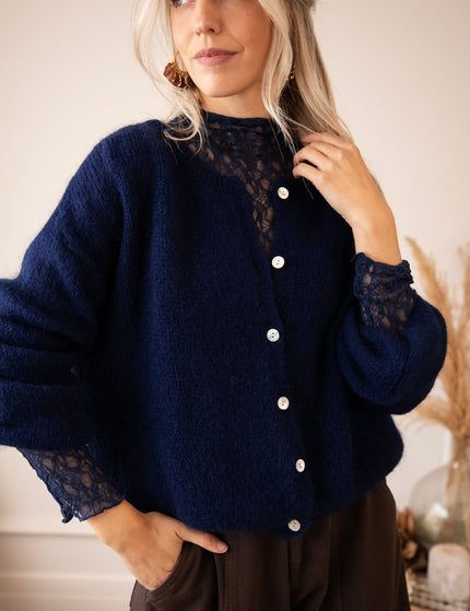 Belle Axelle Navy - Vest - ellemilla