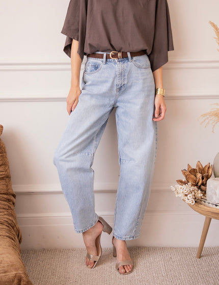 Billie Barrel Blue - Jeans - ellemilla