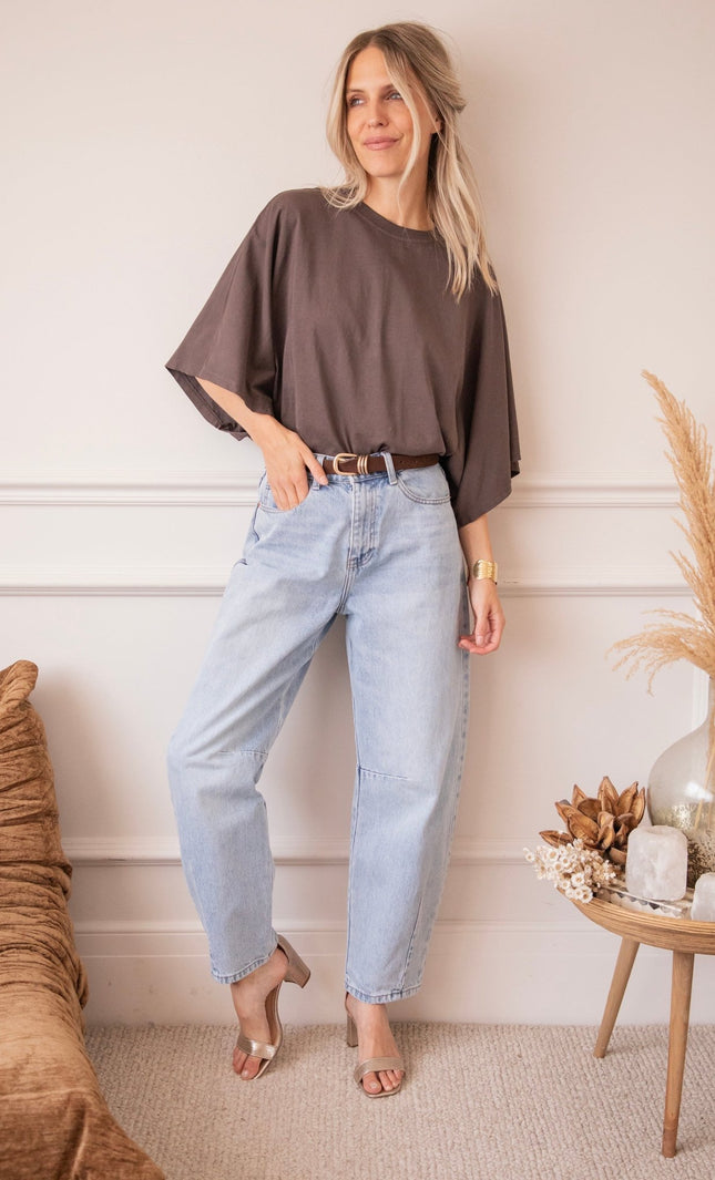 Billie Barrel Blue - Jeans - ellemilla