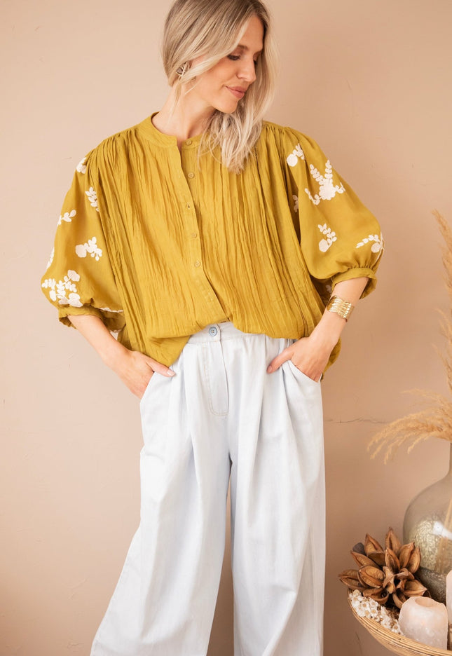 Bloomery Green - Blouse - ellemilla