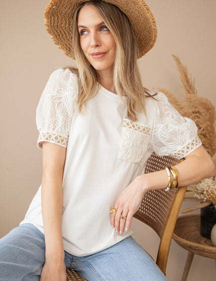 Blossom Beauty White - T-Shirt - ellemilla