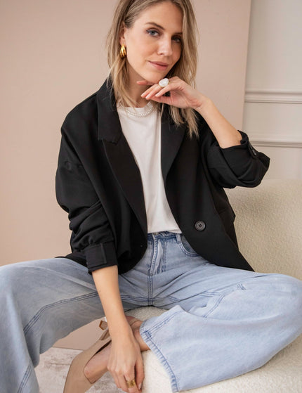 Bomber Blazer Black - Jacket - ellemilla