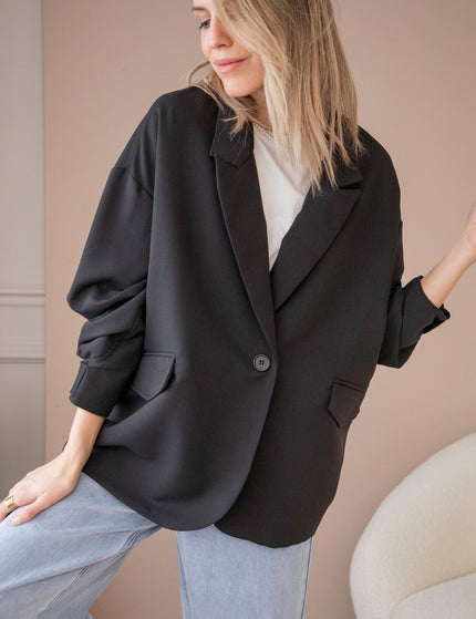 Bomber Blazer Black - Jacket - ellemilla