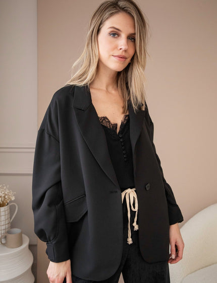 Bomber Blazer Black - Jacket - ellemilla