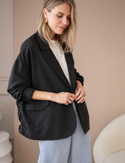 Bomber Blazer Black - Jacket - ellemilla