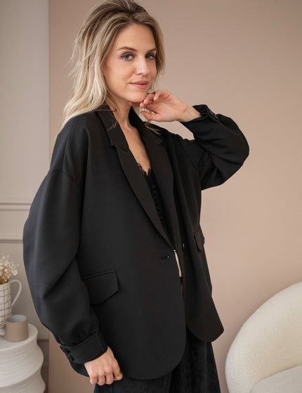 Bomber Blazer Black - Jacket - ellemilla