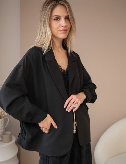 Bomber Blazer Black - Jacket - ellemilla