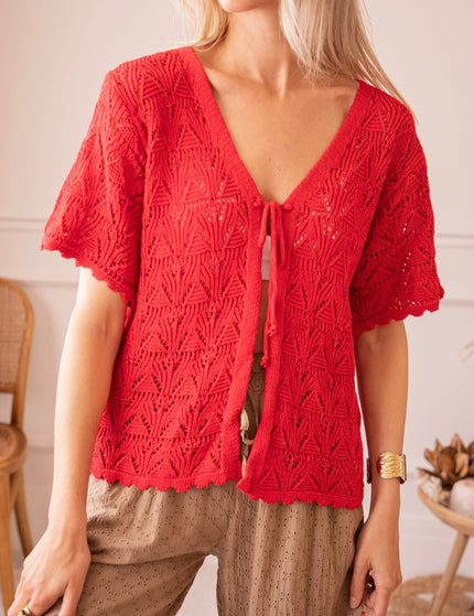 Bonny Bolero Red - Vest - ellemilla