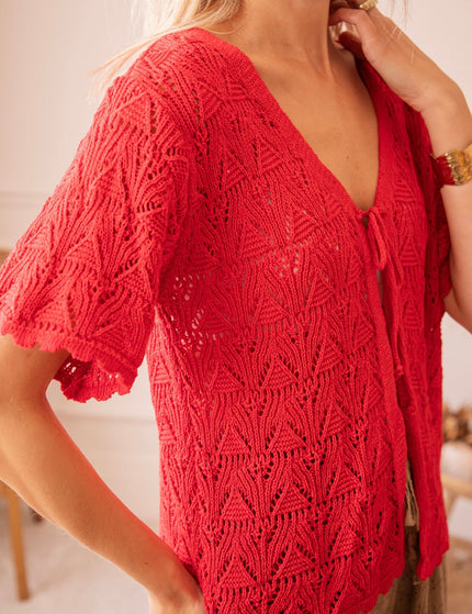 Bonny Bolero Red - Vest - ellemilla