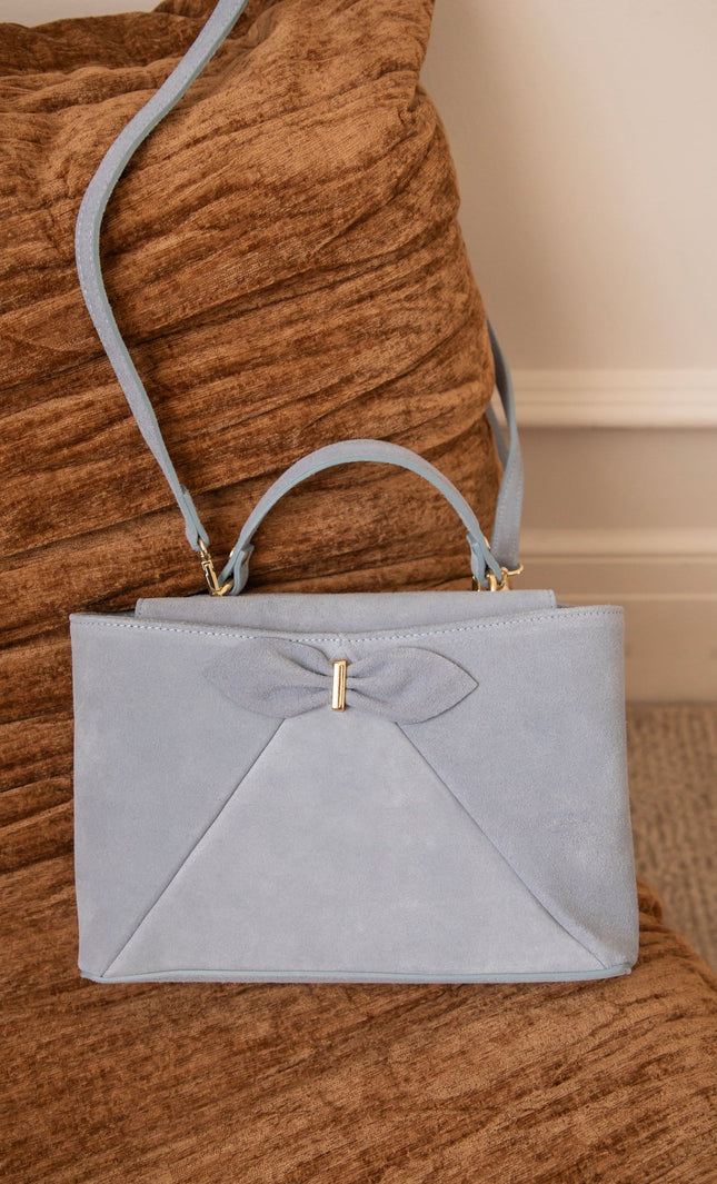 Bow Belle Dusty Blue - Handtas - ellemilla