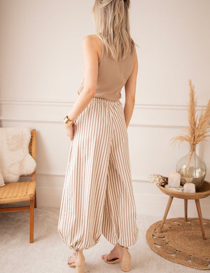 Bow Flow Beige - Top - ellemilla