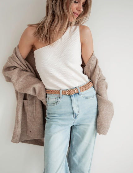 Braid Belt Light Camel - Riem - ellemilla