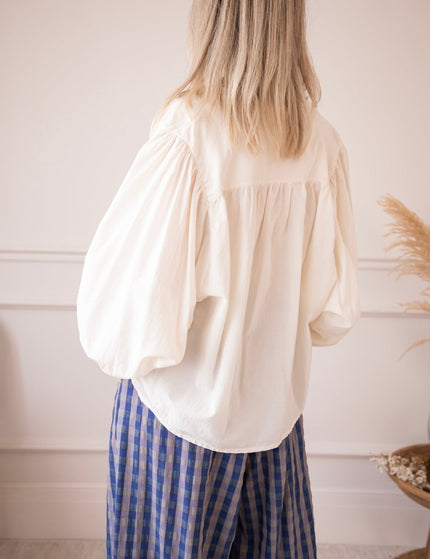 Breezy Base Beige - Blouse - ellemilla