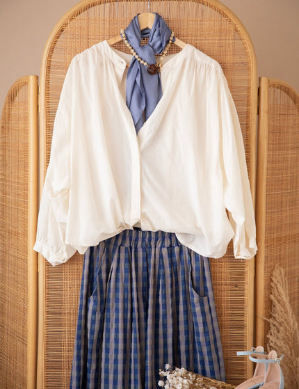 Breezy Base Beige - Blouse - ellemilla