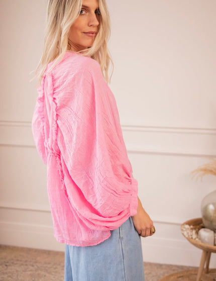 Breezy Moments Sweet Pink - Blouse - ellemilla