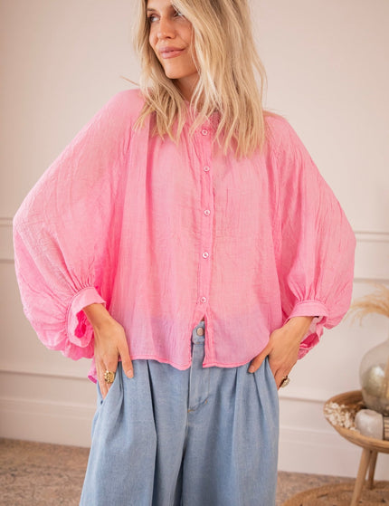 Breezy Moments Sweet Pink - Blouse - ellemilla