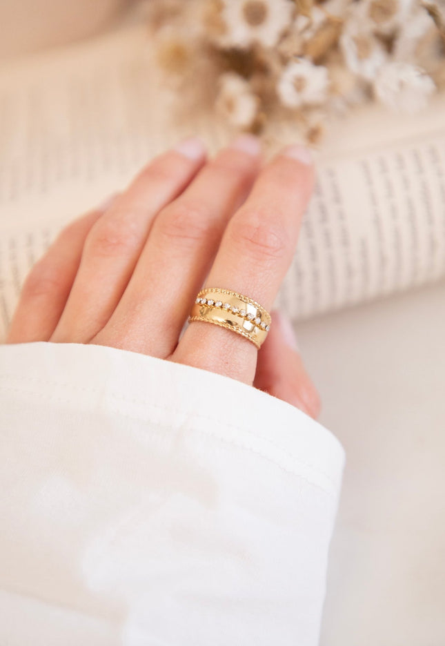 Brilliant Line Gold - Ring - ellemilla
