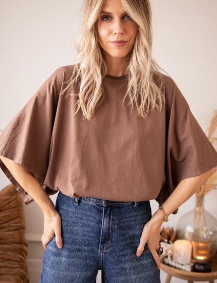 Butterfly Base Brown - T-Shirt - ellemilla