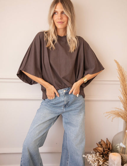 Butterfly Base Choco - T-Shirt - ellemilla