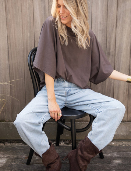 Butterfly Base Choco - T-Shirt - ellemilla