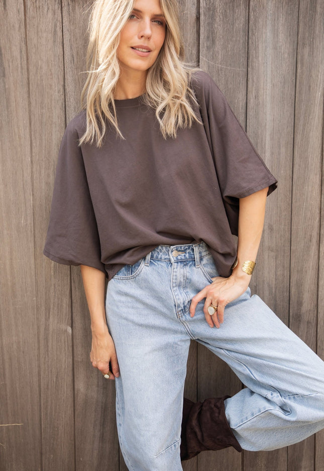 Butterfly Base Choco - T-Shirt - ellemilla