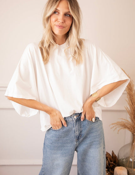 Butterfly Base Off White - T-Shirt - ellemilla
