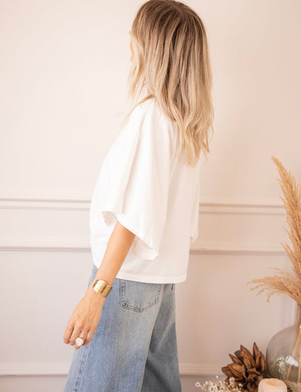 Butterfly Base Off White - T-Shirt - ellemilla